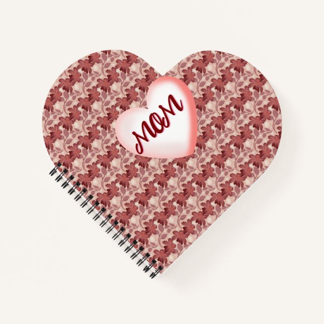 Cuaderno Custom and personalized floral gift for Mom (Anverso)