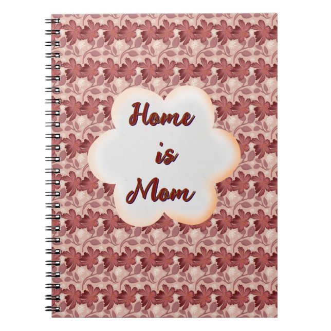 Cuaderno Custom and personalized mother's day floral gift  (Frente)