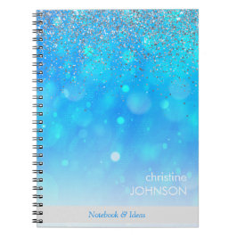 Cuaderno Custom Blue Pastel Circles