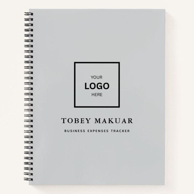 Cuaderno Custom Business Logo Modern Professional  (Anverso)