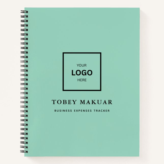 Cuaderno Custom Business Logo Modern Professional  (Anverso)