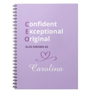 Cuaderno Custom CEO Notebook - Novelty Gifts for Boss Lady