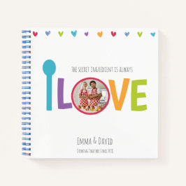 Cuaderno Custom Couple’s Recipe Journal