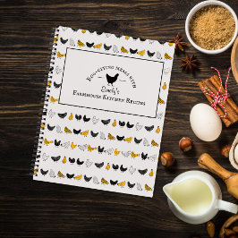 Cuaderno Custom Farmhouse Kitchen Chicken Recipe