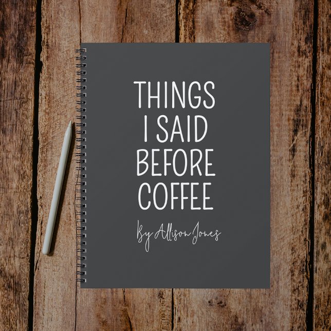 Cuaderno Custom Funny Coffee Quote Journal Gift for Nurse (Personalized Funny Coffee Quote Journal Gift for Nurses, Doctors & Healthcare Workers)
