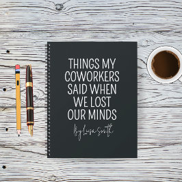 Cuaderno Custom Funny Coworker Journal for Hospital Staff