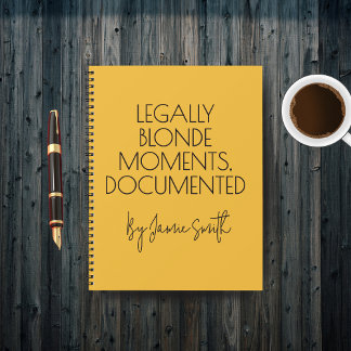 Cuaderno Custom Funny Lawyer Journal for Women, Law Student