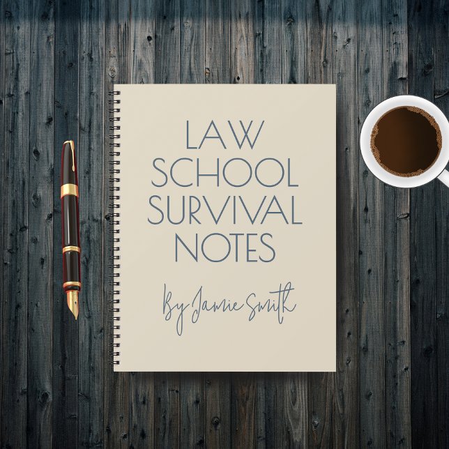 Cuaderno Custom Funny Lawyer Journal, Legal Student Journal (Custom Legal Notebook for Law Students — Personalized Law School Survival Journal for Future Lawyers)