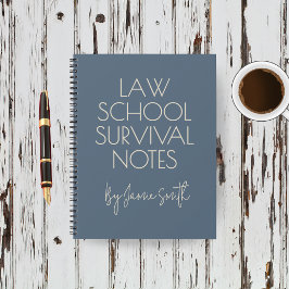 Cuaderno Custom Funny Legal Notebook for Future Lawyer Gift