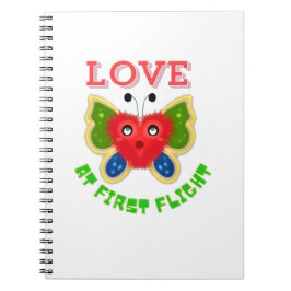 Cuaderno Custom Fuzzy Heart Butterfly Gift
