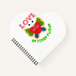 Cuaderno Custom Fuzzy Heart Butterfly Gift