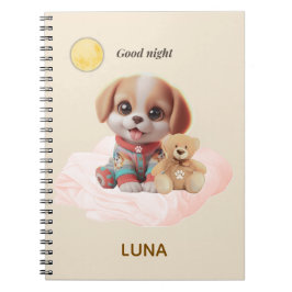 Cuaderno Custom Good Night Puppy Journal