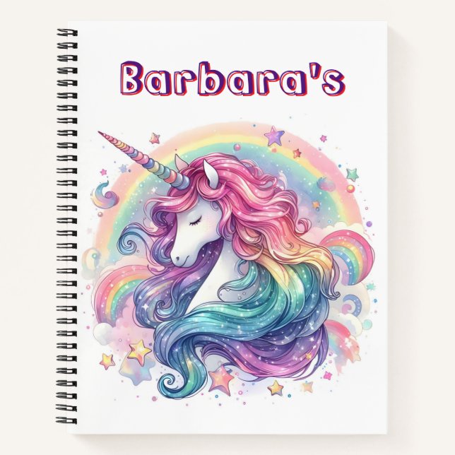 Cuaderno Custom Kids Sketch Unicorn (Anverso)