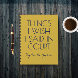 Cuaderno Custom Lawyer Journal for Attorneys & Law Students