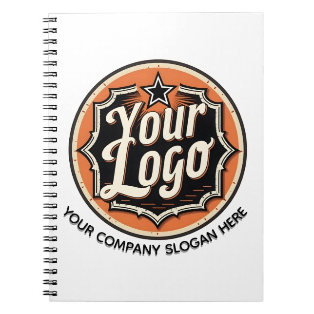 Cuaderno Custom Logo and Text Business (Frente)