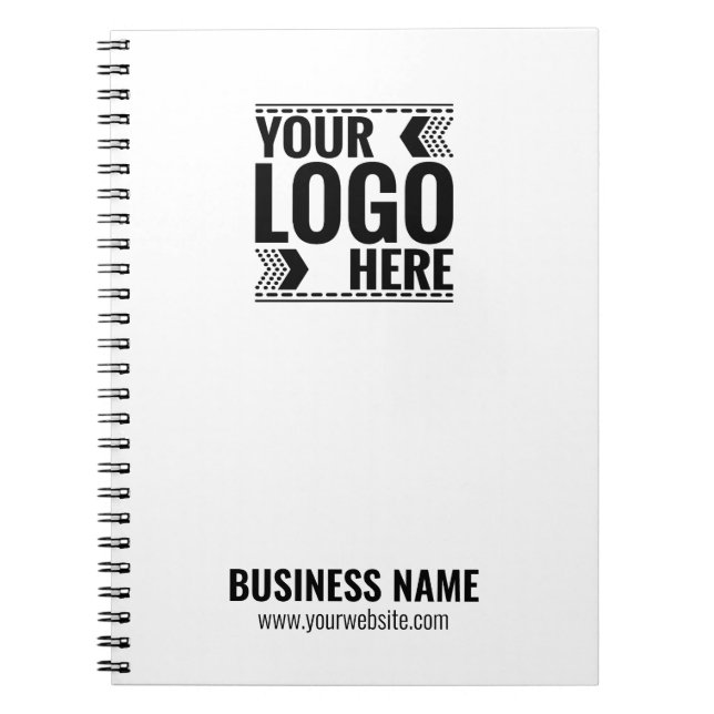 Cuaderno Custom Logo, Business or Brand Logo Personalized  (Frente)