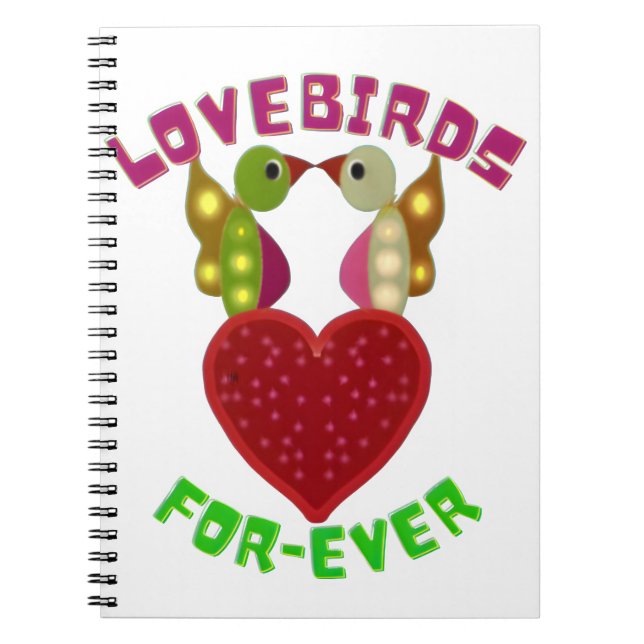Cuaderno Custom Lovebirds Heart Gift Classic Playing Cards (Frente)