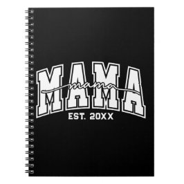 Cuaderno Custom Mama Est. Year Personalized Mom Established