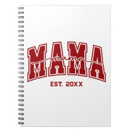 Cuaderno Custom Mama Est. Year Personalized Mom Established