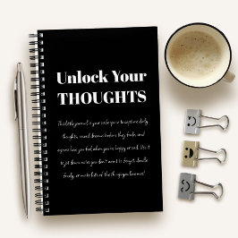 Cuaderno Custom Motivational Journal | Unlock Your Thoughts