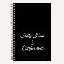 Cuaderno Custom Name Confessions Notebook Gift