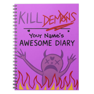 Cuaderno Custom Name Diary – Demon Hunters