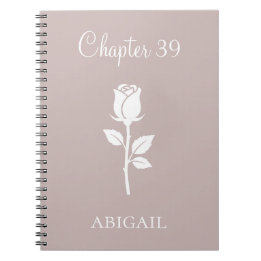 Cuaderno Custom New Chapter June Rose Birth Flower