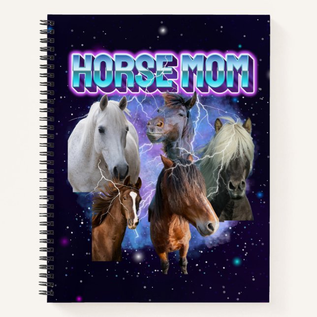 Cuaderno Custom Photos Bootleg Rap 90's Horse Mom  (Anverso)