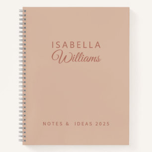 Cuaderno Custom Professional Notebook Modern Pink