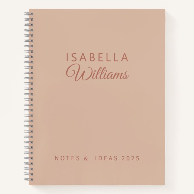 Cuaderno Custom Professional Notebook Modern Pink (Anverso)