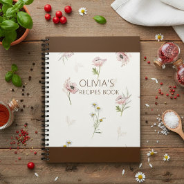 Cuaderno Custom recipe book, Personalized Recipe journal