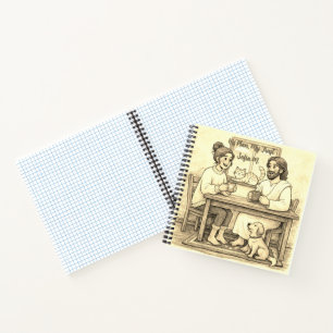 Cuaderno Custom Sepia Jesus His Plan My Trust Luxury
