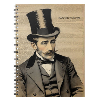 Cuaderno CUSTOM TEXT : The Gentleman | Notebook Journal