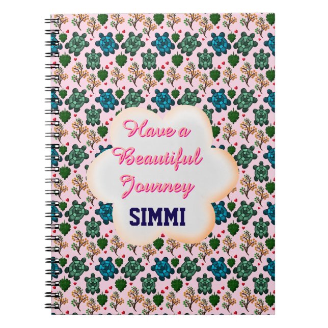 Cuaderno Custom turtle pattern  (Frente)