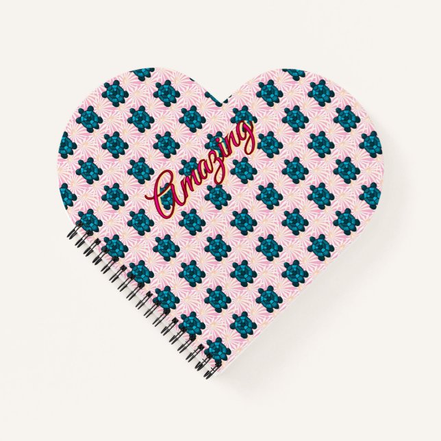 Cuaderno Custom turtle pattern Sherpa Blanket (Anverso)