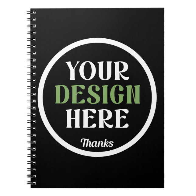 Cuaderno custom, unique, sleek & minimalist (Frente)