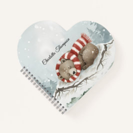 Cuaderno Custom Winter Bear Spiral Notebook