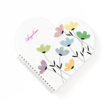 custom your name & initial with wildflowers