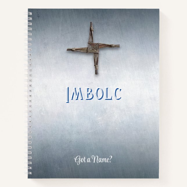 Cuaderno Customizable 8.5x11 Imbolc Candlemas Notebook (Anverso)