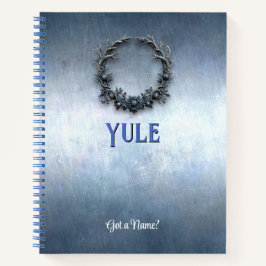 Cuaderno Customizable 8.5x11 Yule Winter Solstice Notebook