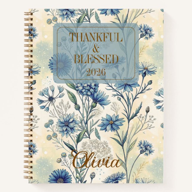 Cuaderno Customizable Gratitude Affirmations for Women (Anverso)