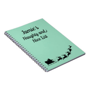Cuaderno Customizable Naughty and Nice List
