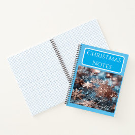 Cuaderno Customizable notebook, Christmas design, Christmas