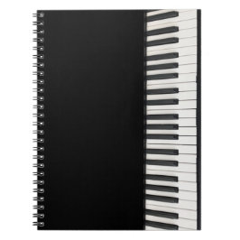Cuaderno Customizable Piano Keys Notebook