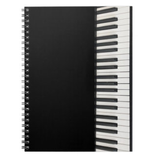 Cuaderno Customizable Piano Keys Notebook