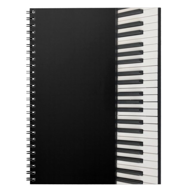 Cuaderno Customizable Piano Keys Notebook (Frente)
