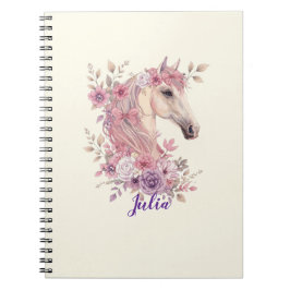 Cuaderno Customizable Pretty Ponies and Petals