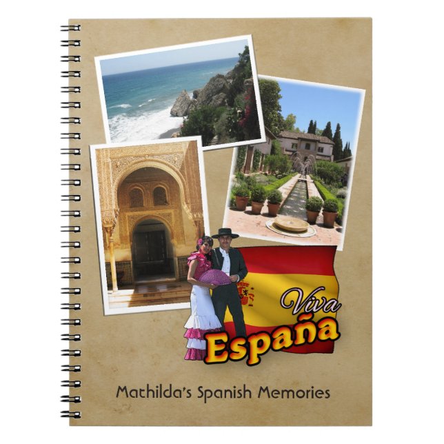 Cuaderno Customizable Spain Notebook (Frente)