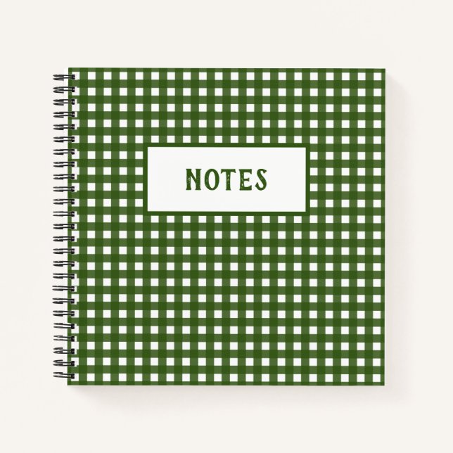Cuaderno Cuta Carreras Portátil Verde y Blanco (Anverso)