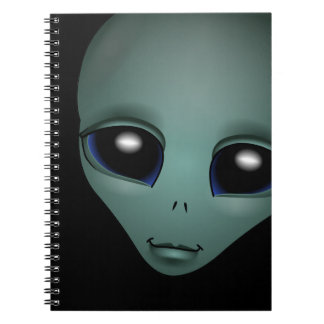 Cuaderno Cuta de Diario Alien ET Portátiles Diario Sketchpa